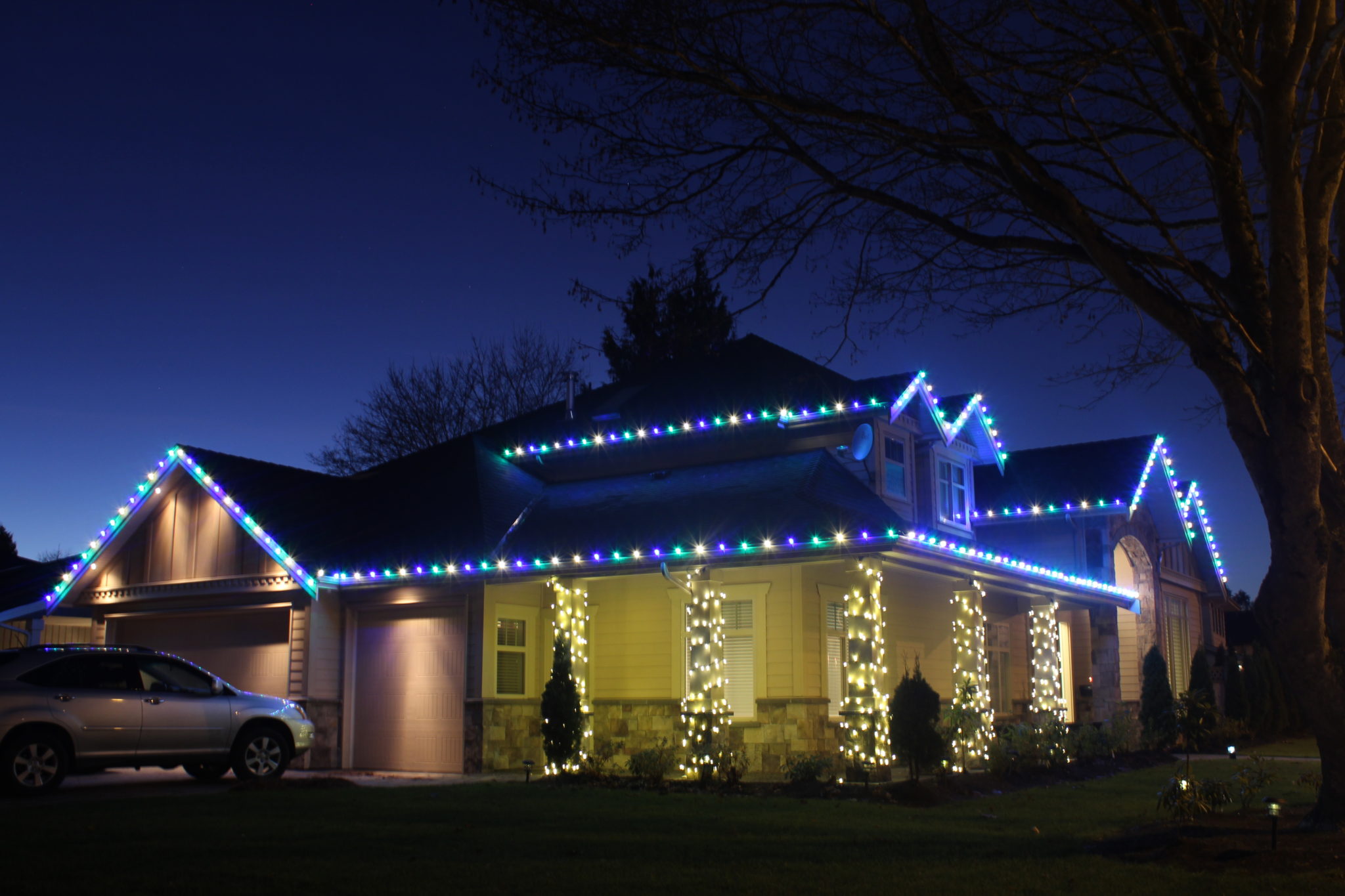 Valley Christmas Lights Christmas Light Hanging Services Company Phoenix Az